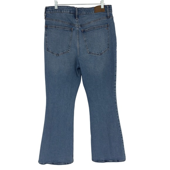 Madewell Perfect Vintage Flare Jeans 31 /‎ 12 Blue Stretch Denim Boho Western - Picture 7 of 12